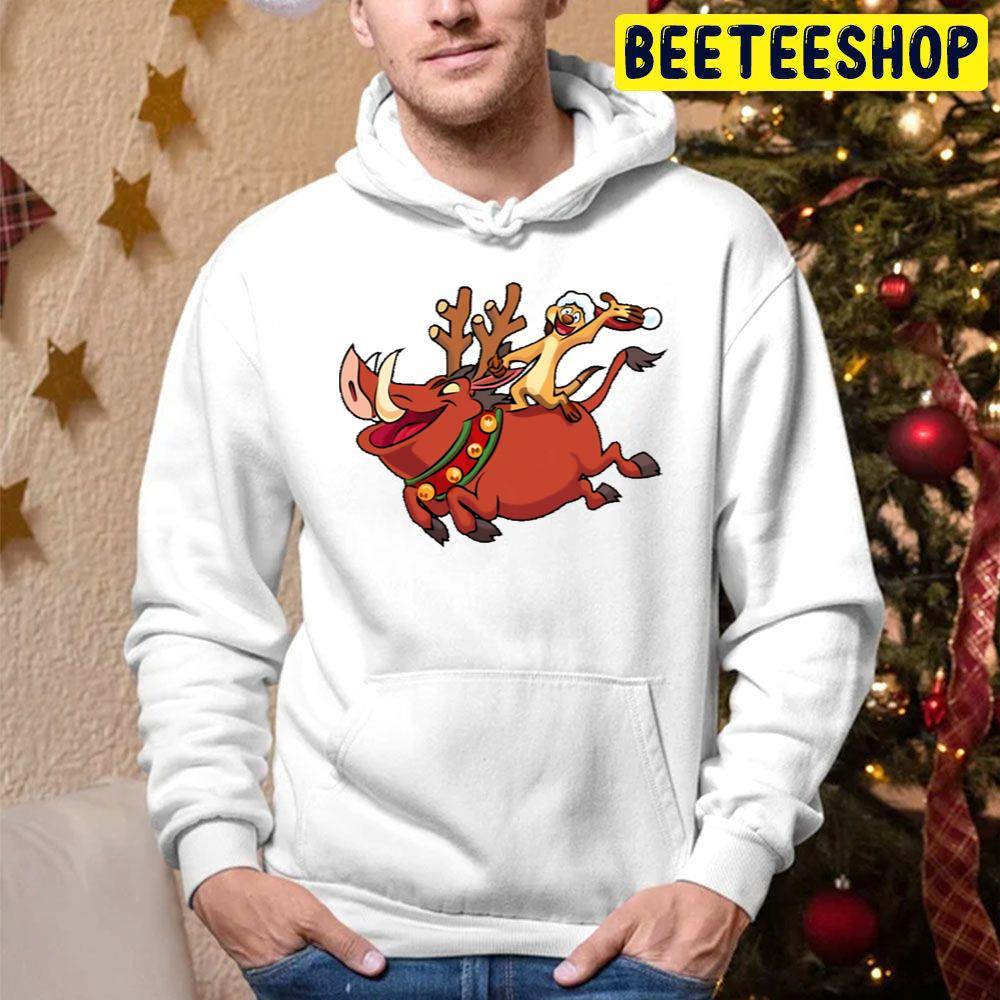 The Lion King Timon And Pumbaa Christmas Beeteeshop Trending Unisex Hoodie The Lion King Timon And Pumbaa Christmas Beeteeshop Trending Unisex Hoodie
