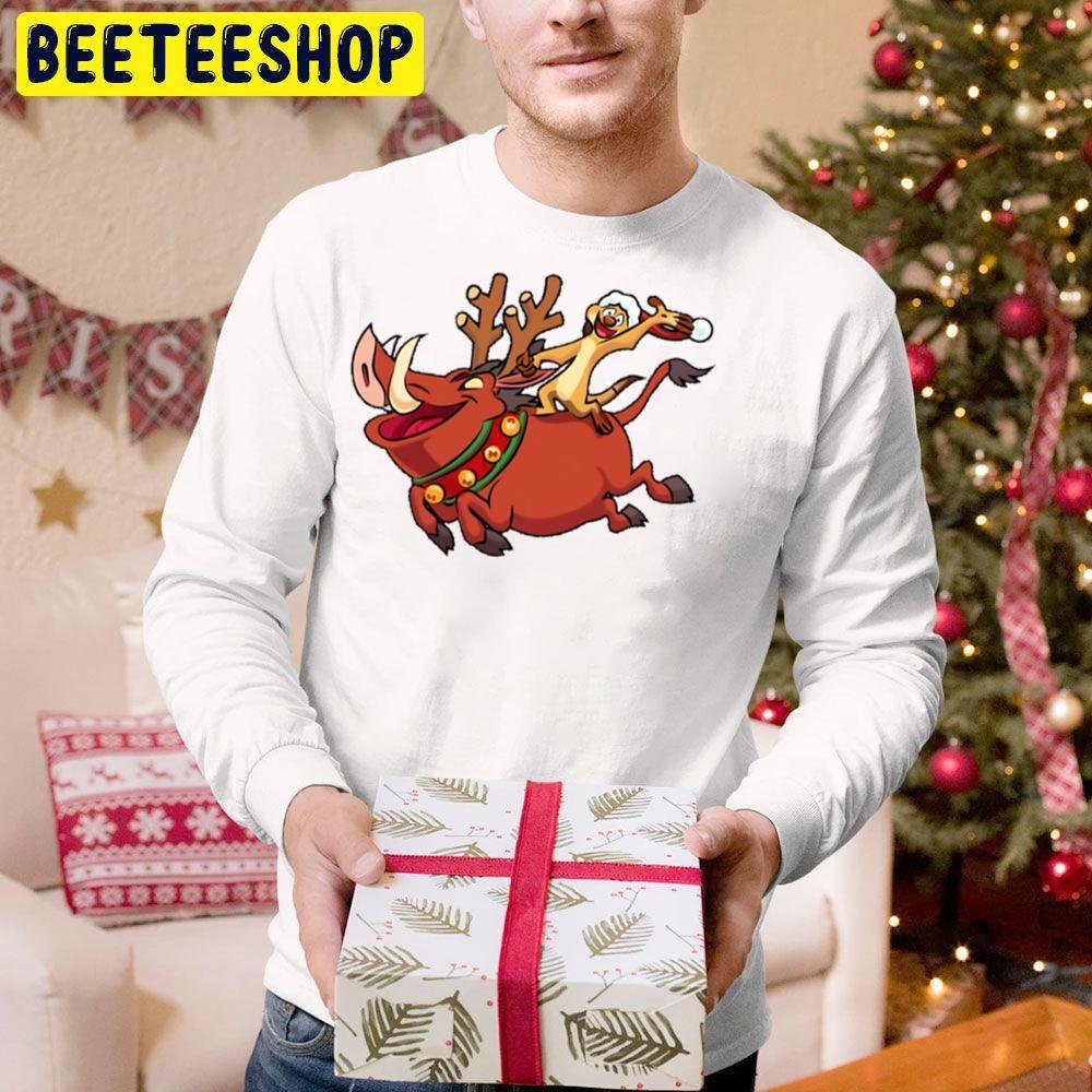 The Lion King Timon And Pumbaa Christmas Beeteeshop Trending Unisex Hoodie The Lion King Timon And Pumbaa Christmas Beeteeshop Trending Unisex Hoodie