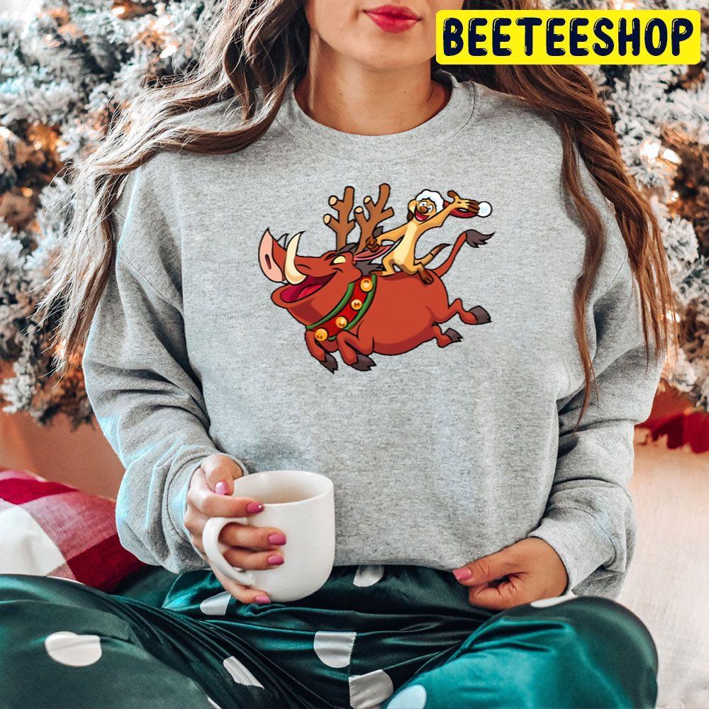 The Lion King Timon And Pumbaa Christmas Beeteeshop Trending Unisex Hoodie The Lion King Timon And Pumbaa Christmas Beeteeshop Trending Unisex Hoodie
