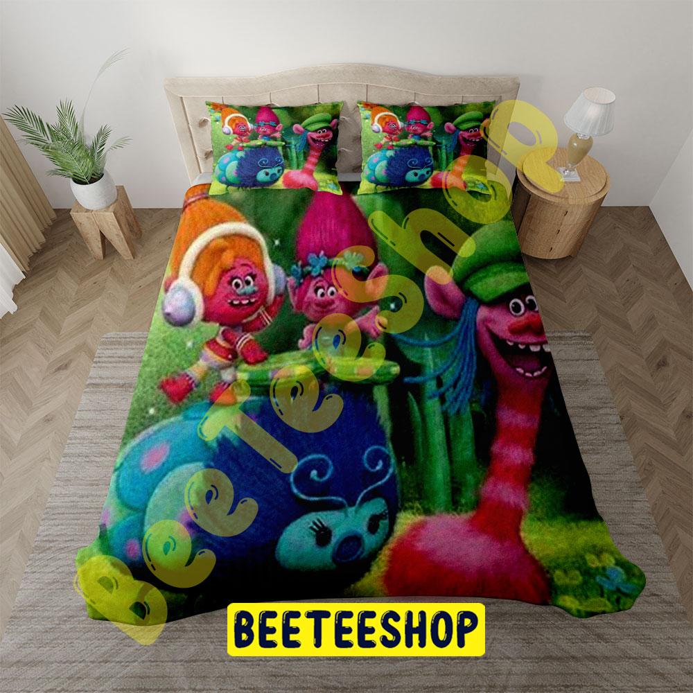 Trolls Holiday 39 Trending Bedding Set Trolls Holiday 39 Trending Bedding Set