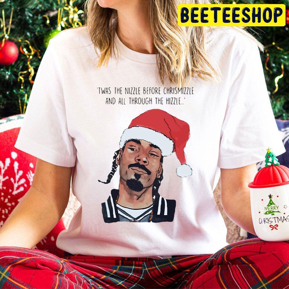 T'was The Nizzle Before Christmizzle Snoop Dog Christmas Beeteeshop Trending Unisex Hoodie T'was The Nizzle Before Christmizzle Snoop Dog Christmas Beeteeshop Trending Unisex Hoodie