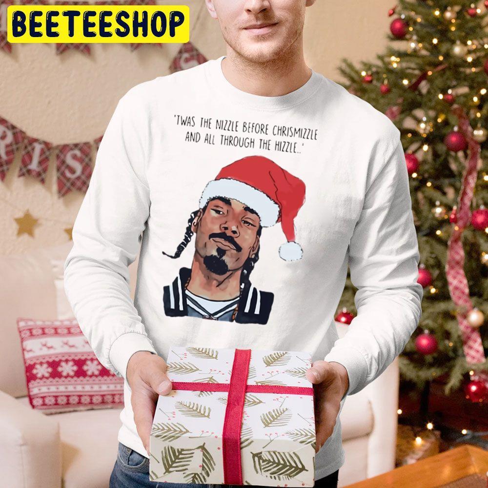 T'was The Nizzle Before Christmizzle Snoop Dog Christmas Beeteeshop Trending Unisex Hoodie T'was The Nizzle Before Christmizzle Snoop Dog Christmas Beeteeshop Trending Unisex Hoodie