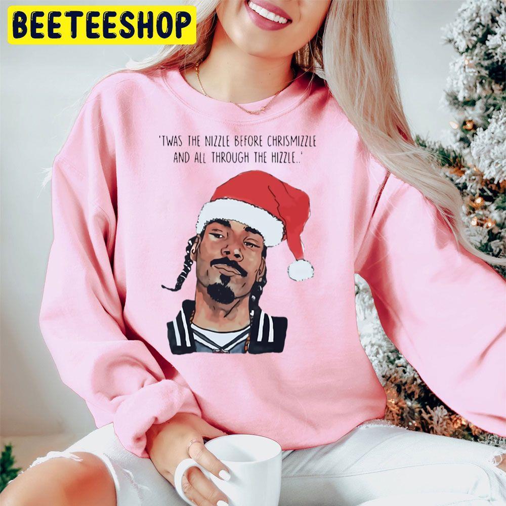 T'was The Nizzle Before Christmizzle Snoop Dog Christmas Beeteeshop Trending Unisex Hoodie T'was The Nizzle Before Christmizzle Snoop Dog Christmas Beeteeshop Trending Unisex Hoodie