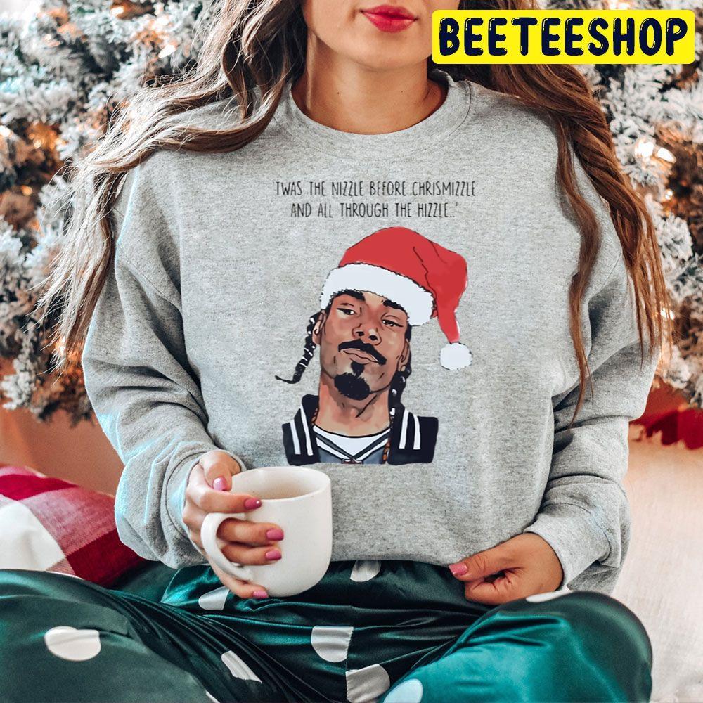 T'was The Nizzle Before Christmizzle Snoop Dog Christmas Beeteeshop Trending Unisex Hoodie T'was The Nizzle Before Christmizzle Snoop Dog Christmas Beeteeshop Trending Unisex Hoodie