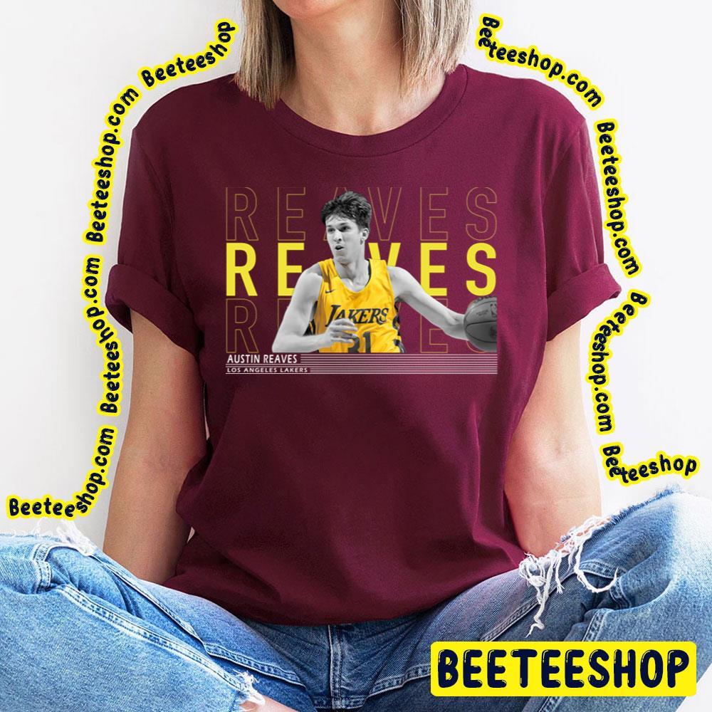 Typography Austin Reaves Basketball Unisex T-Shirt Typography Austin Reaves Basketball Unisex T-Shirt
