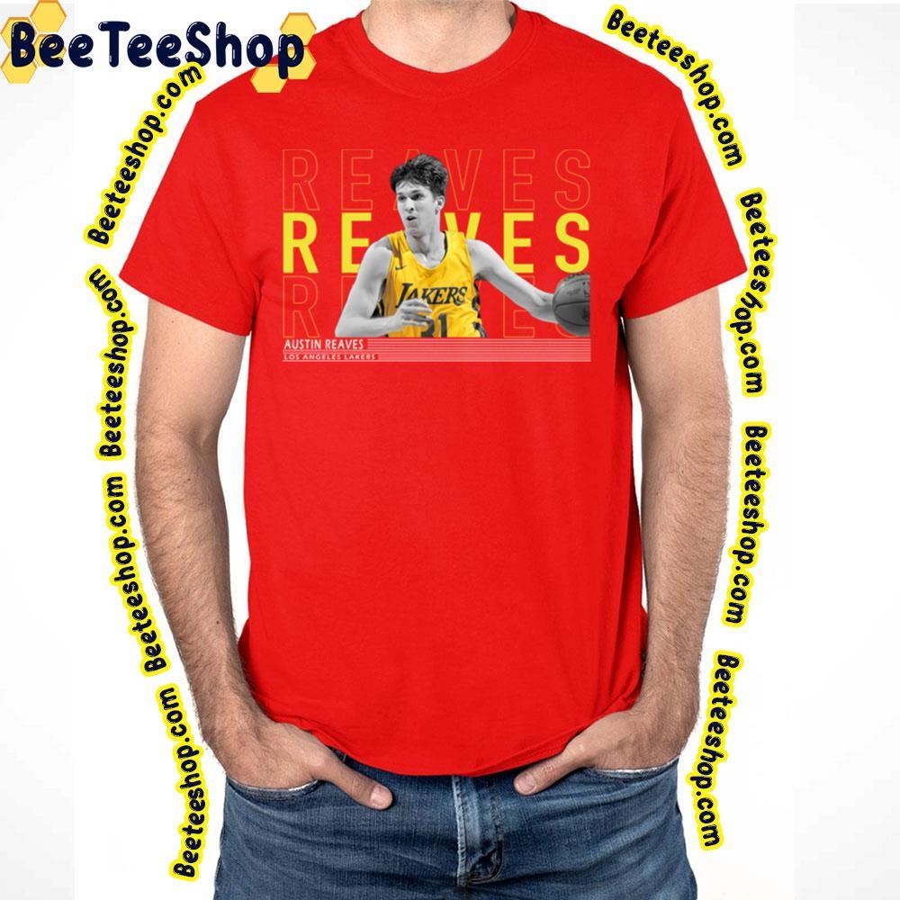 Typography Austin Reaves Basketball Unisex T-Shirt Typography Austin Reaves Basketball Unisex T-Shirt