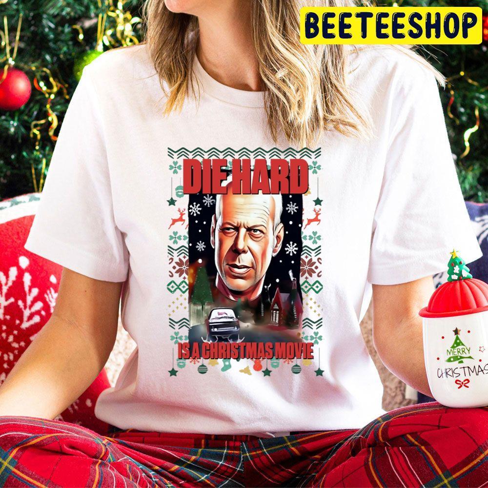 Ugly Christmas Die Hard Beeteeshop Trending Unisex Hoodie Ugly Christmas Die Hard Beeteeshop Trending Unisex Hoodie