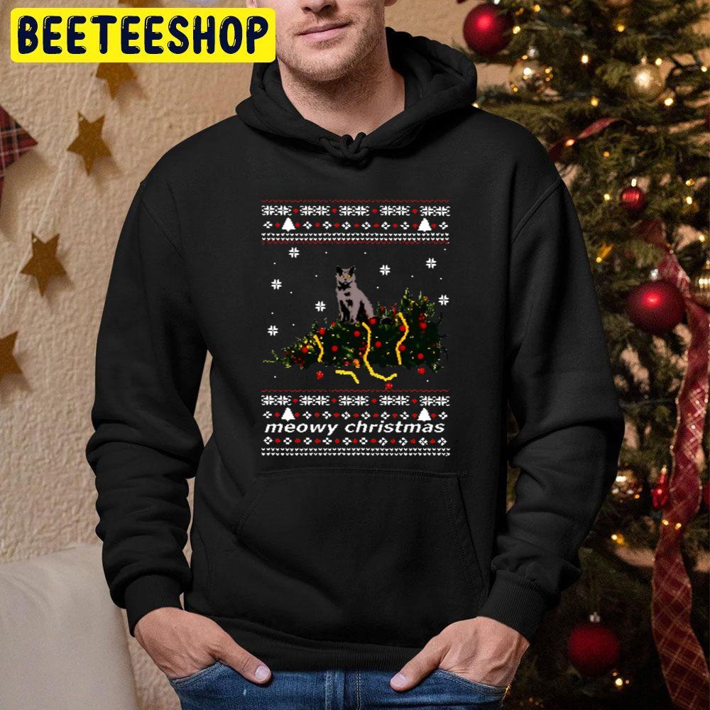 Ugly Christmas Tree Knocked Down By A Cat Beeteeshop Trending Unisex Sweatshirt Ugly Christmas Tree Knocked Down By A Cat Beeteeshop Trending Unisex Sweatshirt