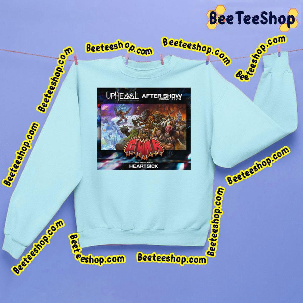 Upheaval Festival 2023 After Show With Heartsick Beeteeshop Trending Unisex T-Shirt Upheaval Festival 2023 After Show With Heartsick Beeteeshop Trending Unisex T-Shirt