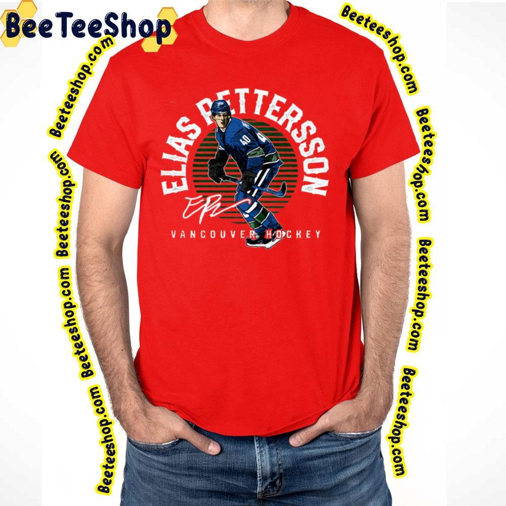 Vancouver Emblem Elias Pettersson Sport Hockey Unisex T-Shirt Vancouver Emblem Elias Pettersson Sport Hockey Unisex T-Shirt