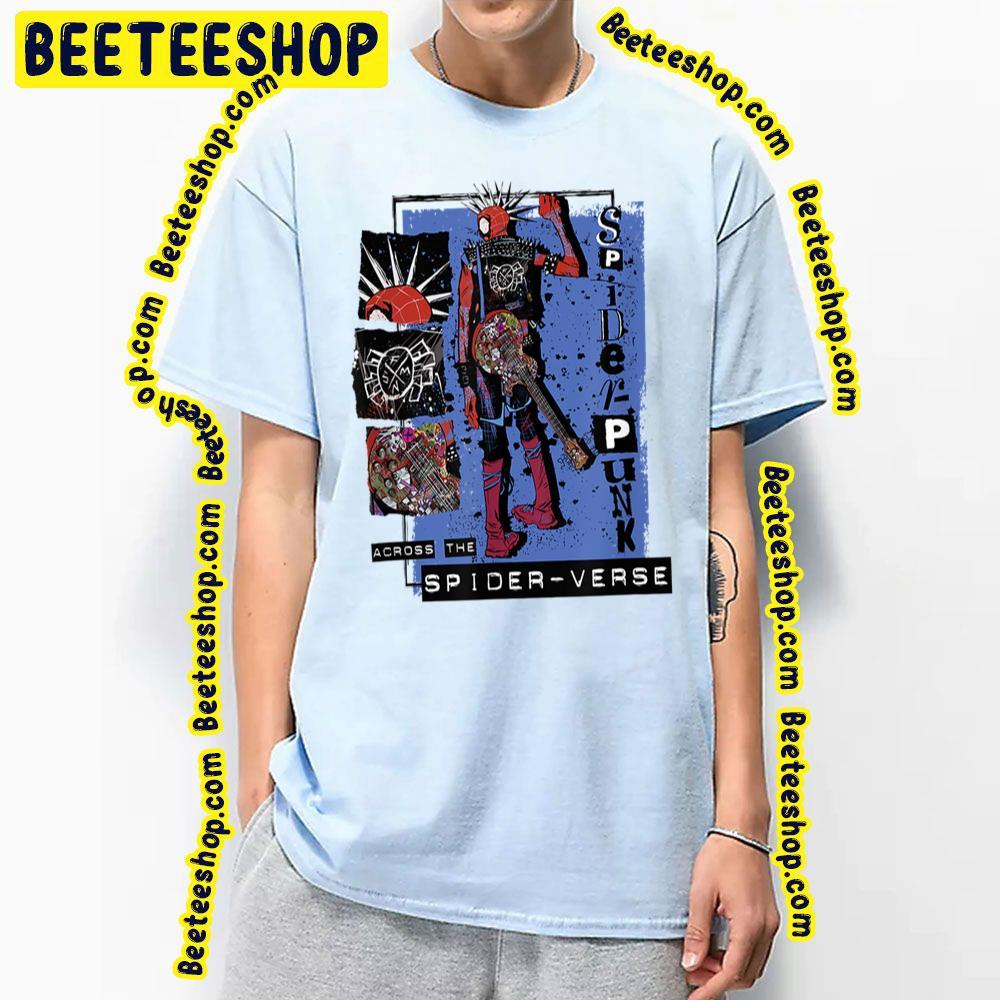 Verse Vintage Spider Punk Morales Spiderverse Movie Beeteeshop Trending Unisex T-Shirt Verse Vintage Spider Punk Morales Spiderverse Movie Beeteeshop Trending Unisex T-Shirt