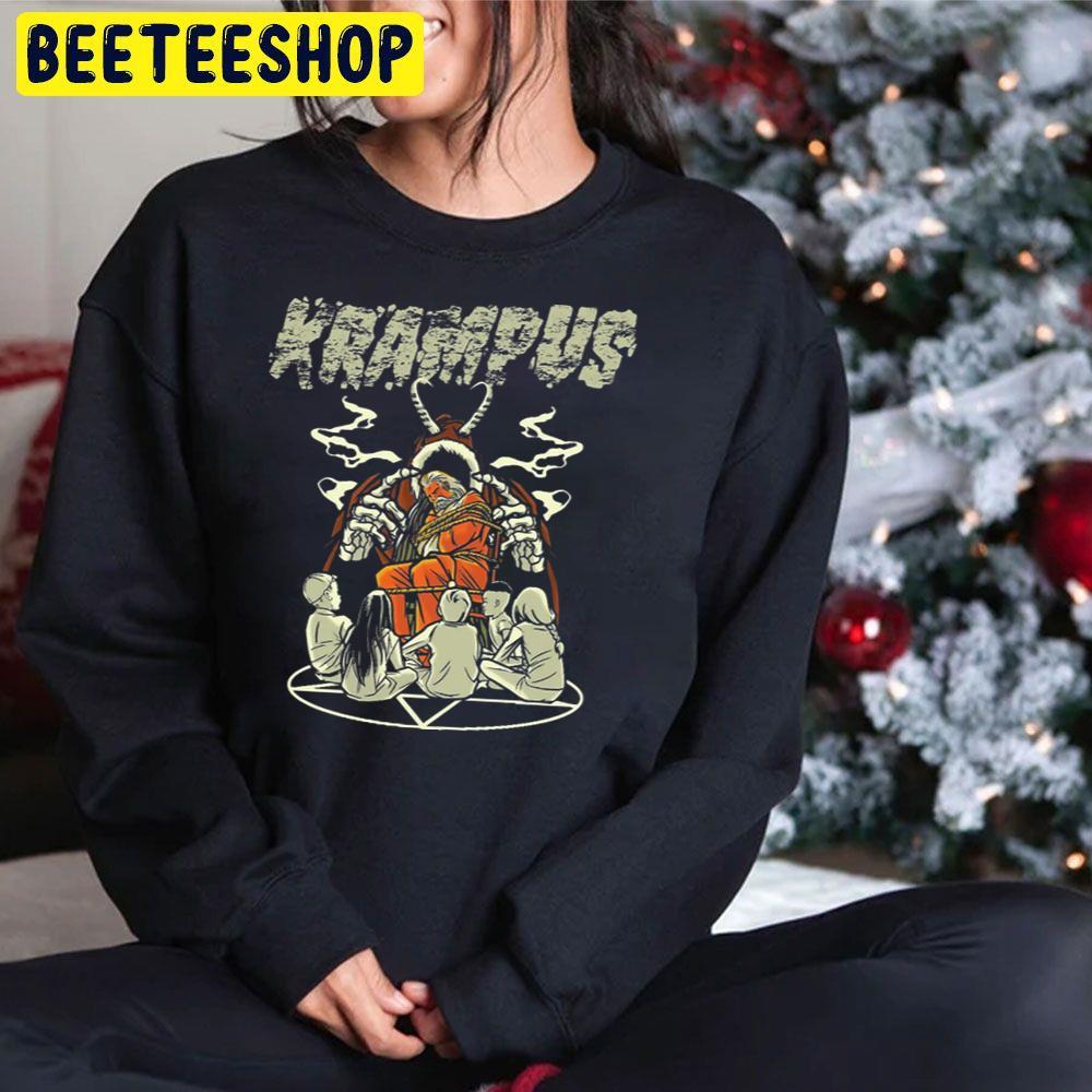 Vintage 80's Krampus Christmas Beeteeshop Trending Unisex Hoodie Vintage 80's Krampus Christmas Beeteeshop Trending Unisex Hoodie