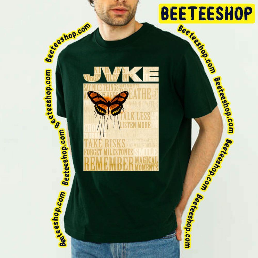 Vintage Art Color Butterfly Jvke Beeteeshop Trending Unisex T-Shirt Vintage Art Color Butterfly Jvke Beeteeshop Trending Unisex T-Shirt