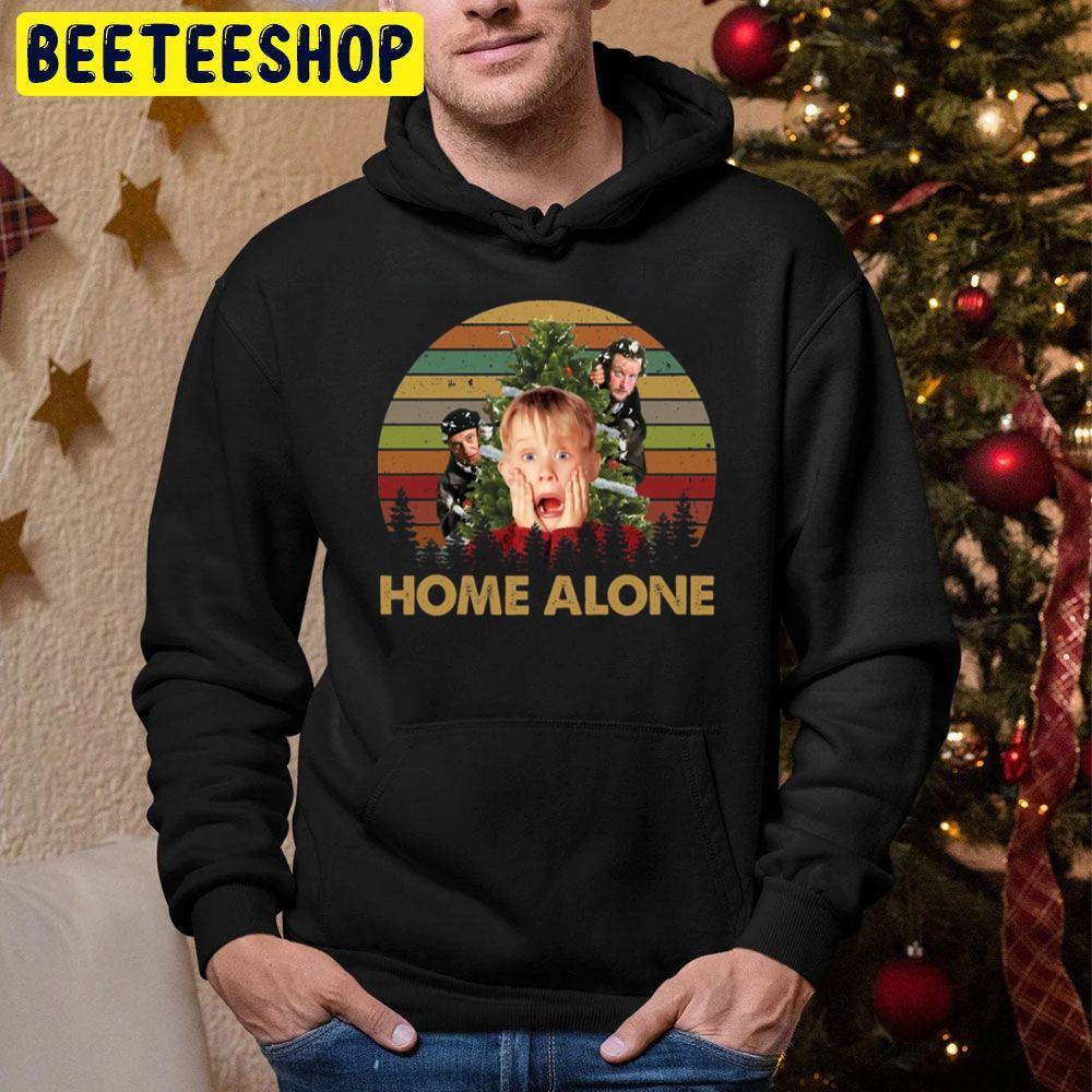 Vintage Home Alone Film Christmas Beeteeshop Trending Unisex Hoodie Vintage Home Alone Film Christmas Beeteeshop Trending Unisex Hoodie