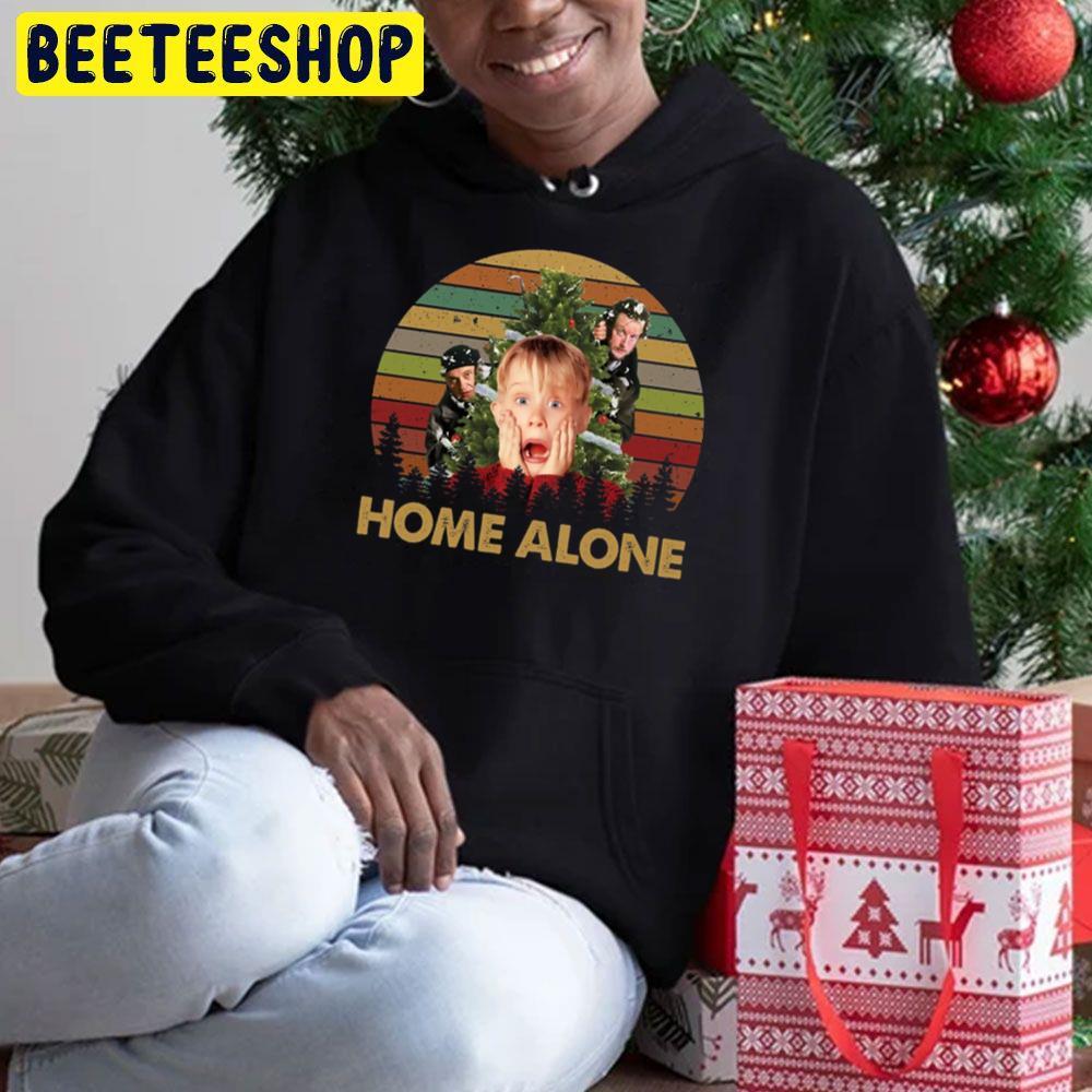 Vintage Home Alone Film Christmas Beeteeshop Trending Unisex Hoodie Vintage Home Alone Film Christmas Beeteeshop Trending Unisex Hoodie