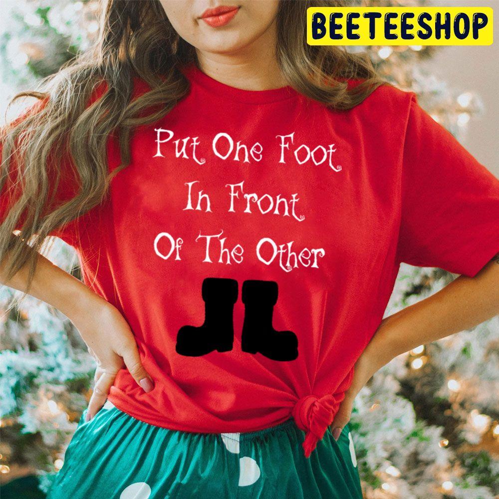 Vintage Put One Foot Santa Claus Is Comin' To Town Beeteeshop Trending Unisex Hoodie Vintage Put One Foot Santa Claus Is Comin' To Town Beeteeshop Trending Unisex Hoodie