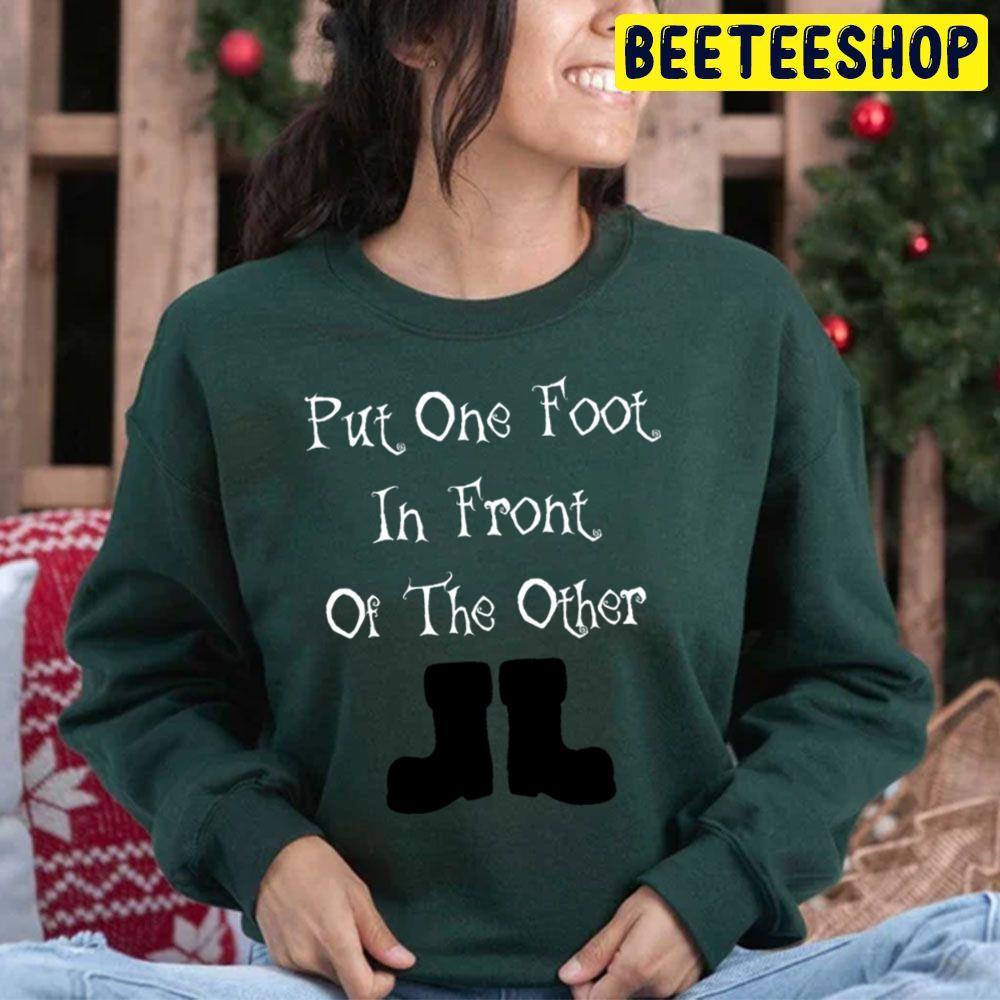 Vintage Put One Foot Santa Claus Is Comin' To Town Beeteeshop Trending Unisex Hoodie Vintage Put One Foot Santa Claus Is Comin' To Town Beeteeshop Trending Unisex Hoodie