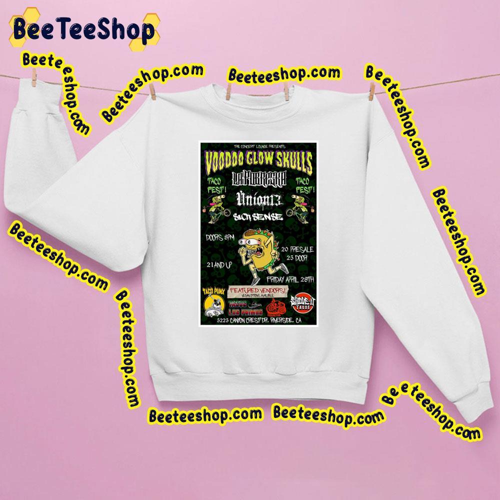 Voodoo Glow Skulls The Concerp Lounge Presents 2023 Beeteeshop Trending Unisex Sweatshirt Voodoo Glow Skulls The Concerp Lounge Presents 2023 Beeteeshop Trending Unisex Sweatshirt