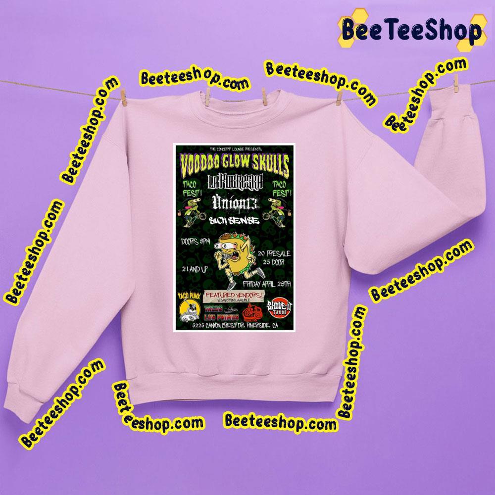Voodoo Glow Skulls The Concerp Lounge Presents 2023 Beeteeshop Trending Unisex Sweatshirt Voodoo Glow Skulls The Concerp Lounge Presents 2023 Beeteeshop Trending Unisex Sweatshirt