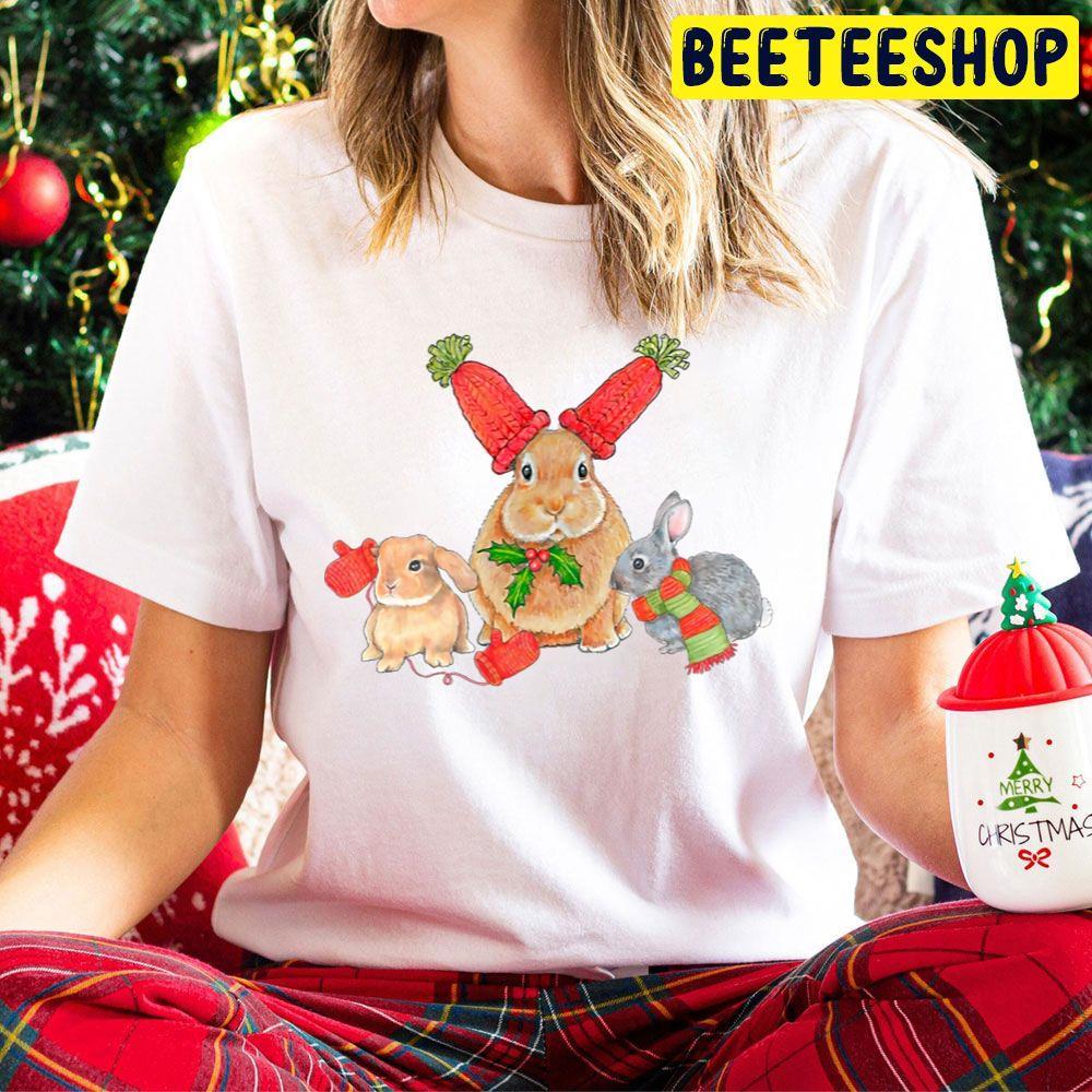 Warm Bunny Ears Christmas Beeteeshop Trending Unisex Hoodie Warm Bunny Ears Christmas Beeteeshop Trending Unisex Hoodie
