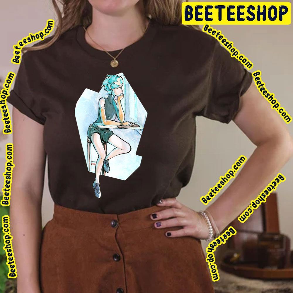 Watercolor Casual Phos Houseki No Kuni Beeteeshop Trending Unisex T-Shirt Watercolor Casual Phos Houseki No Kuni Beeteeshop Trending Unisex T-Shirt