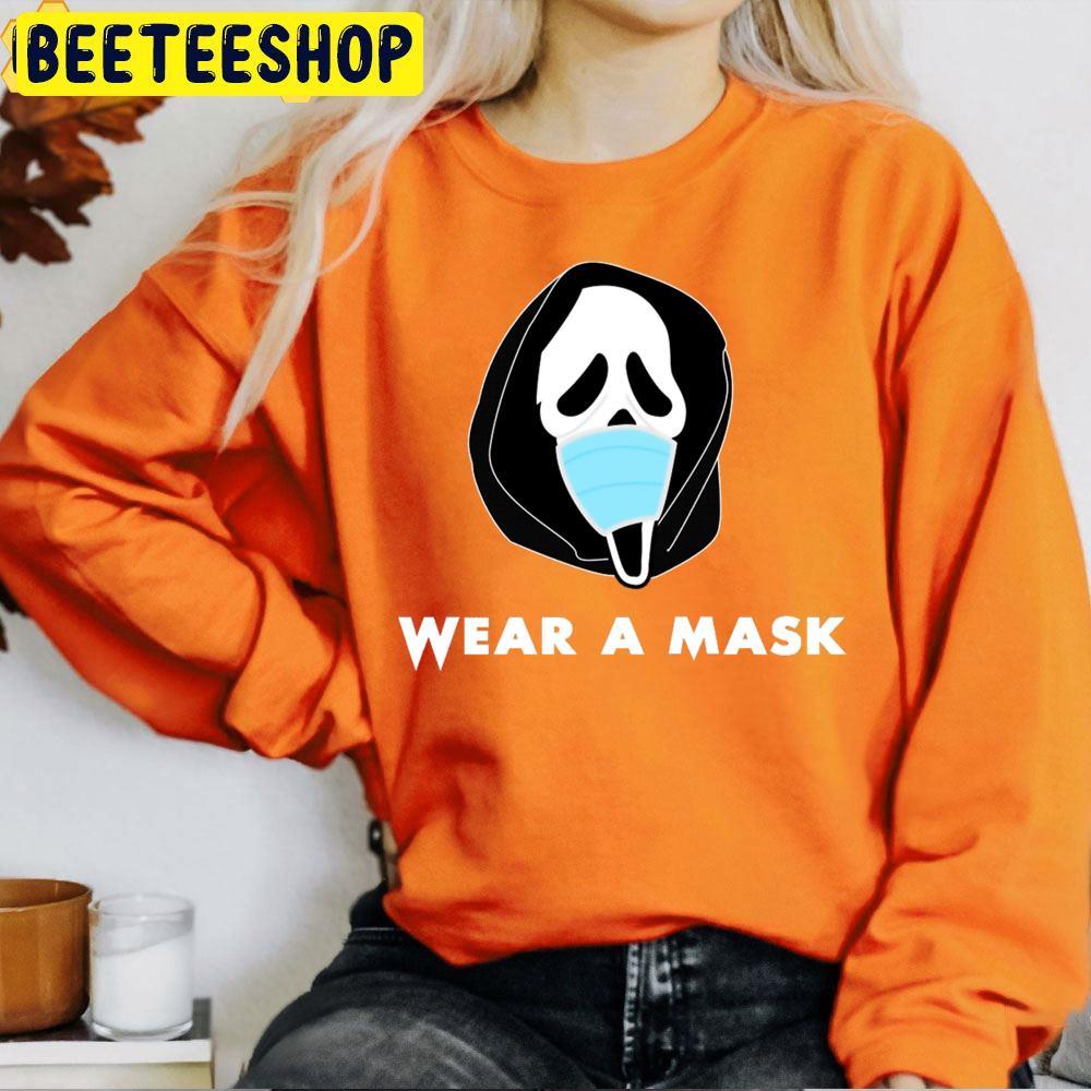 Wear A Mask Halloween Scream Pandemic Ghostface Beeteeshop Trending Unisex T-Shirt Wear A Mask Halloween Scream Pandemic Ghostface Beeteeshop Trending Unisex T-Shirt