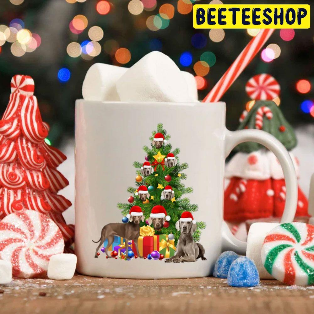 Weimaraner Dog Christmas Tree Beeteeshop Trending Unisex Hoodie Weimaraner Dog Christmas Tree Beeteeshop Trending Unisex Hoodie