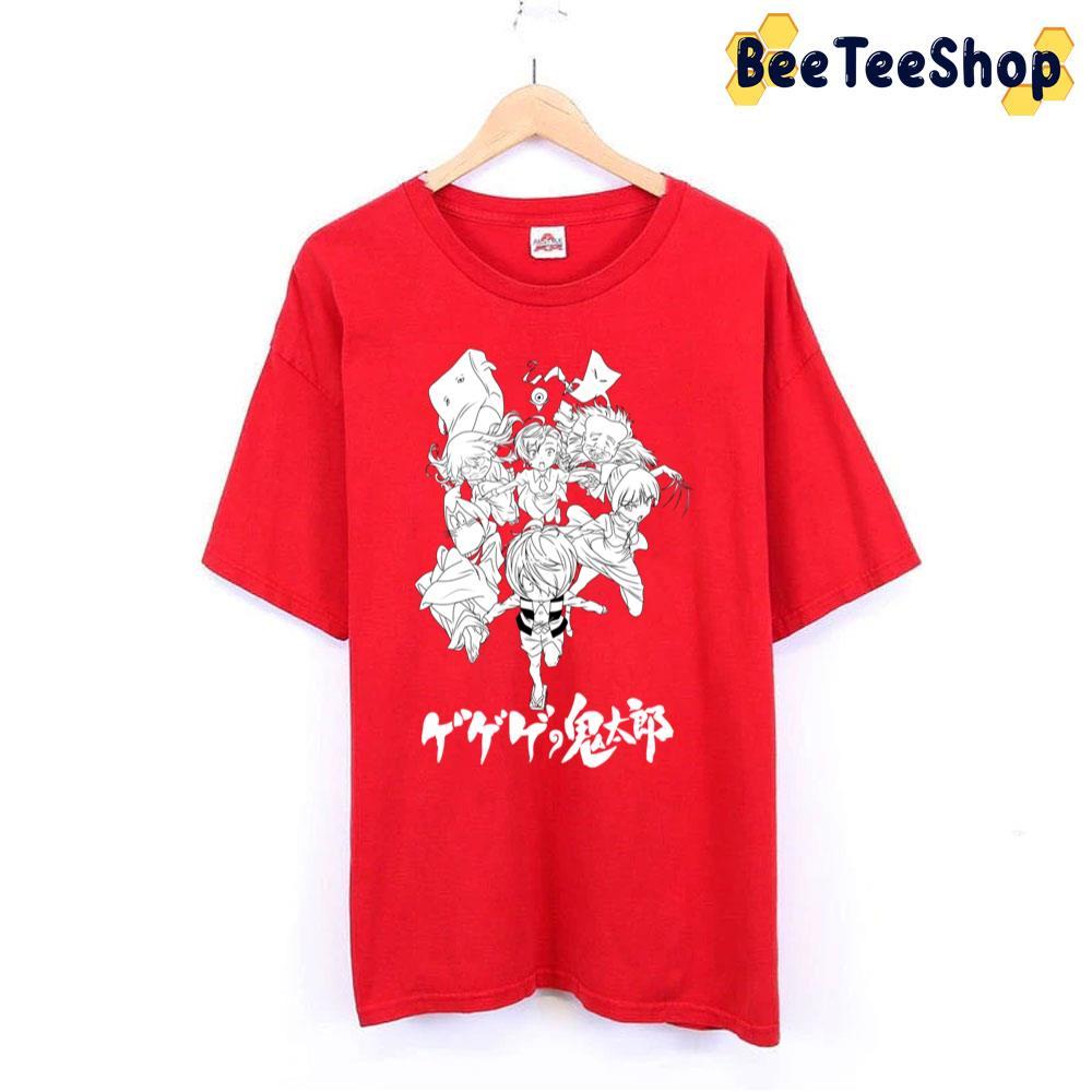 White Art Gegege Nn Kitarō Beeteeshop Trending Unisex T-Shirt White Art Gegege Nn Kitarō Beeteeshop Trending Unisex T-Shirt