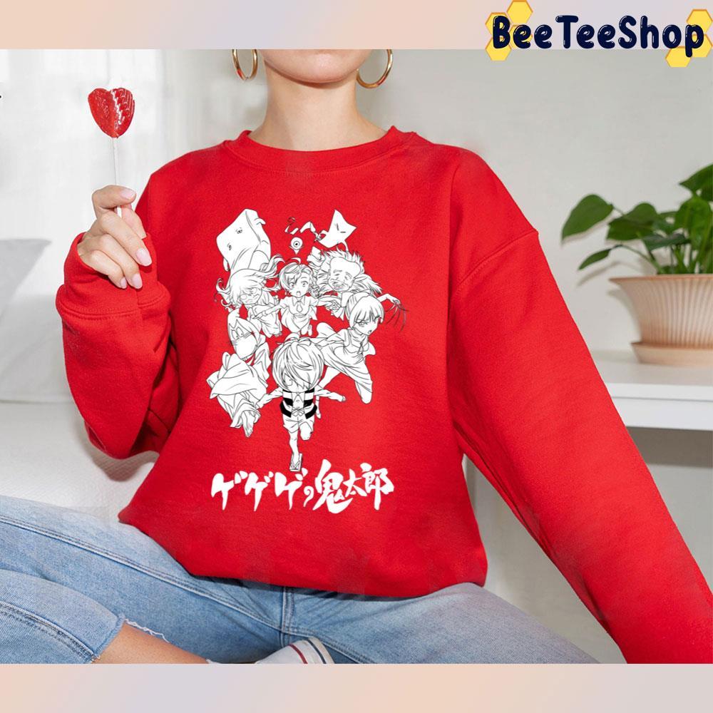 White Art Gegege Nn Kitarō Beeteeshop Trending Unisex T-Shirt White Art Gegege Nn Kitarō Beeteeshop Trending Unisex T-Shirt