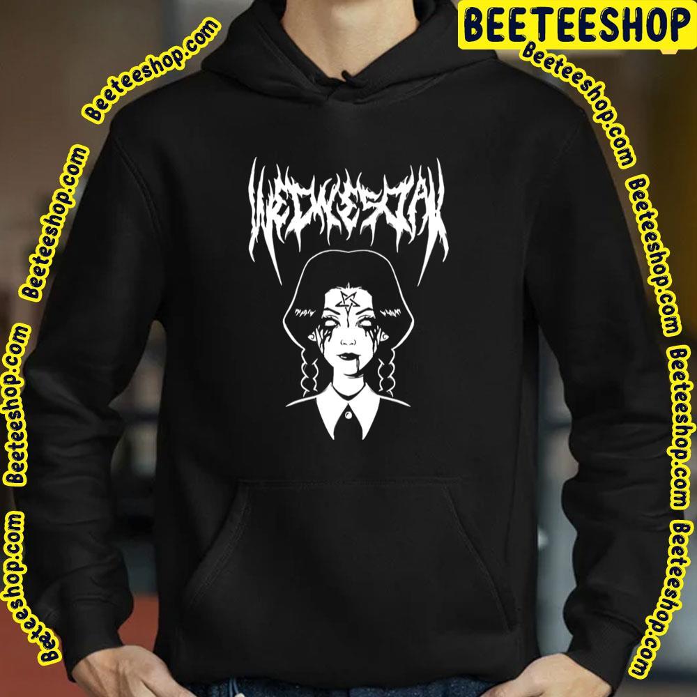 White Art Wednesday Halloween Unisex T-Shirt White Art Wednesday Halloween Unisex T-Shirt