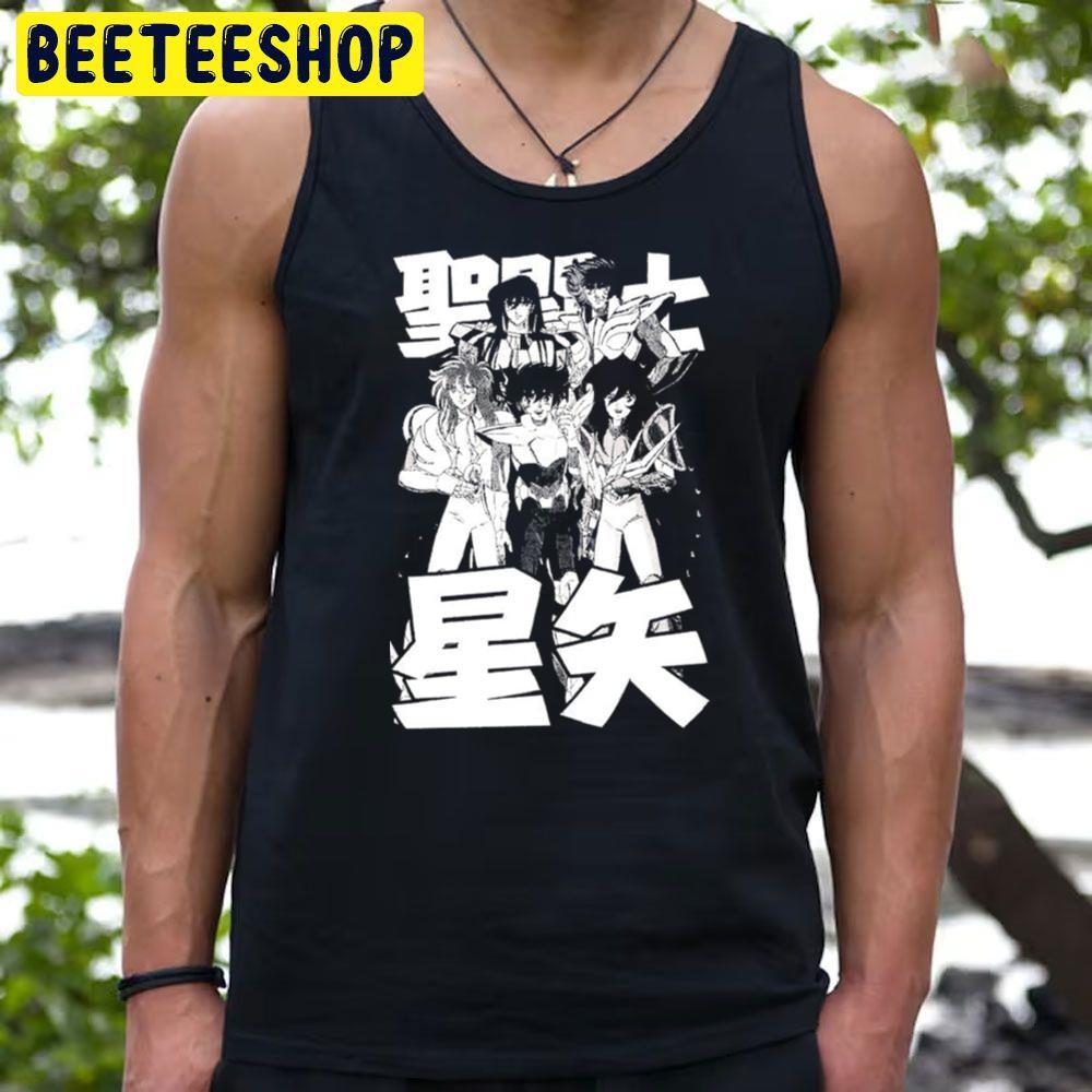 White Crew Saint Seiya Beeteeshop Trending Unisex T-Shirt White Crew Saint Seiya Beeteeshop Trending Unisex T-Shirt