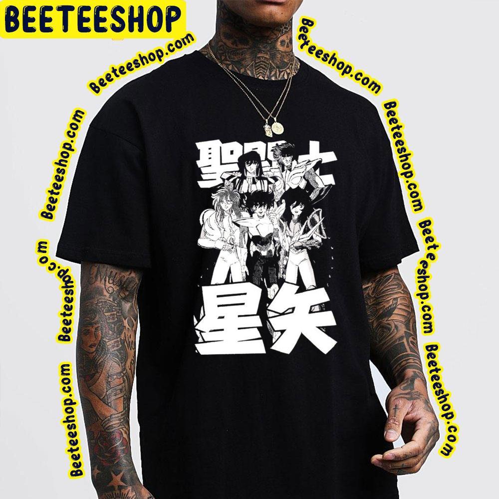 White Crew Saint Seiya Beeteeshop Trending Unisex T-Shirt White Crew Saint Seiya Beeteeshop Trending Unisex T-Shirt