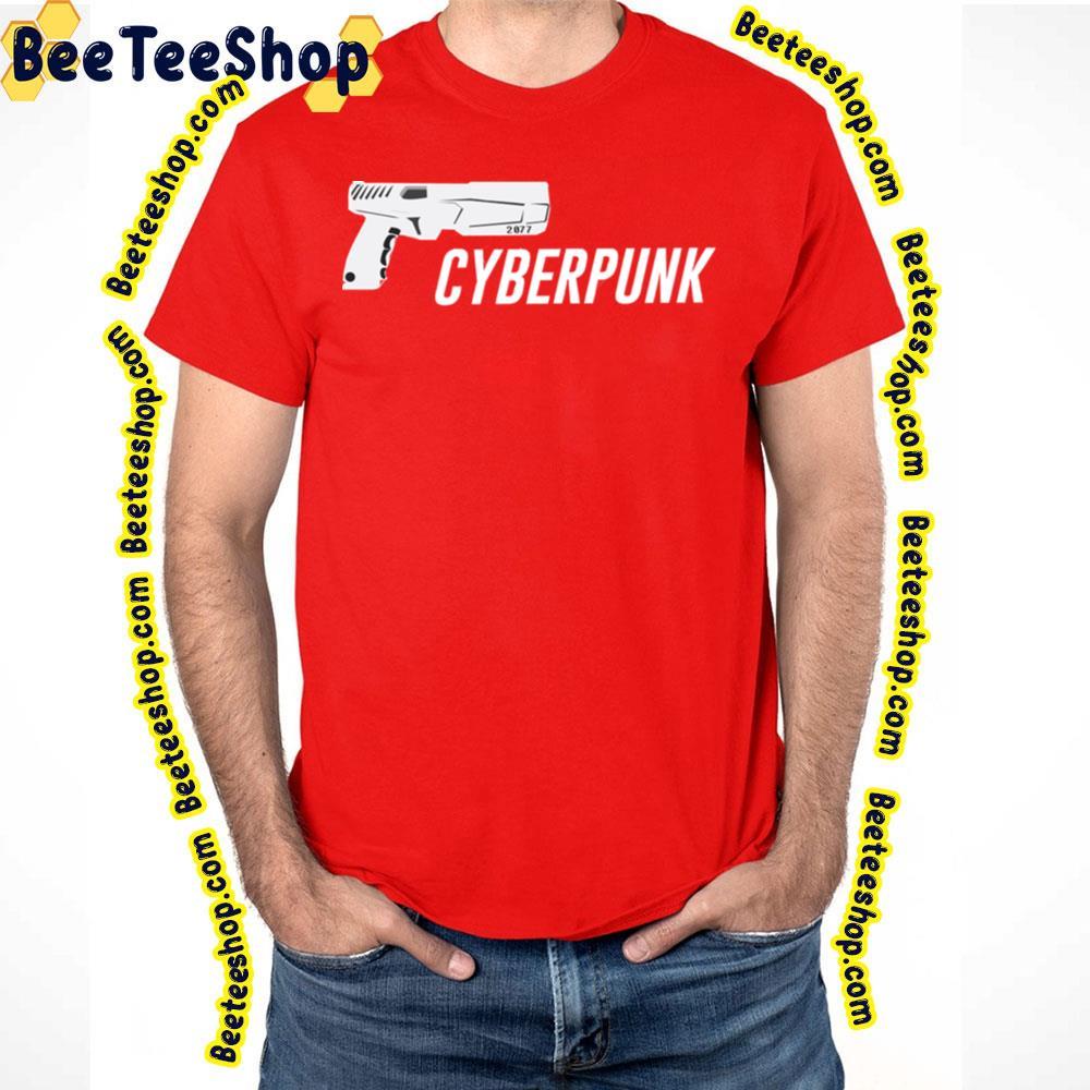 White Cyberpunk 2077 Beeteeshop Trending Unisex T-Shirt White Cyberpunk 2077 Beeteeshop Trending Unisex T-Shirt