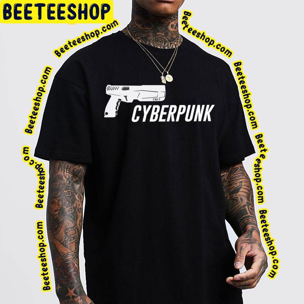 White Cyberpunk 2077 Beeteeshop Trending Unisex T-Shirt White Cyberpunk 2077 Beeteeshop Trending Unisex T-Shirt