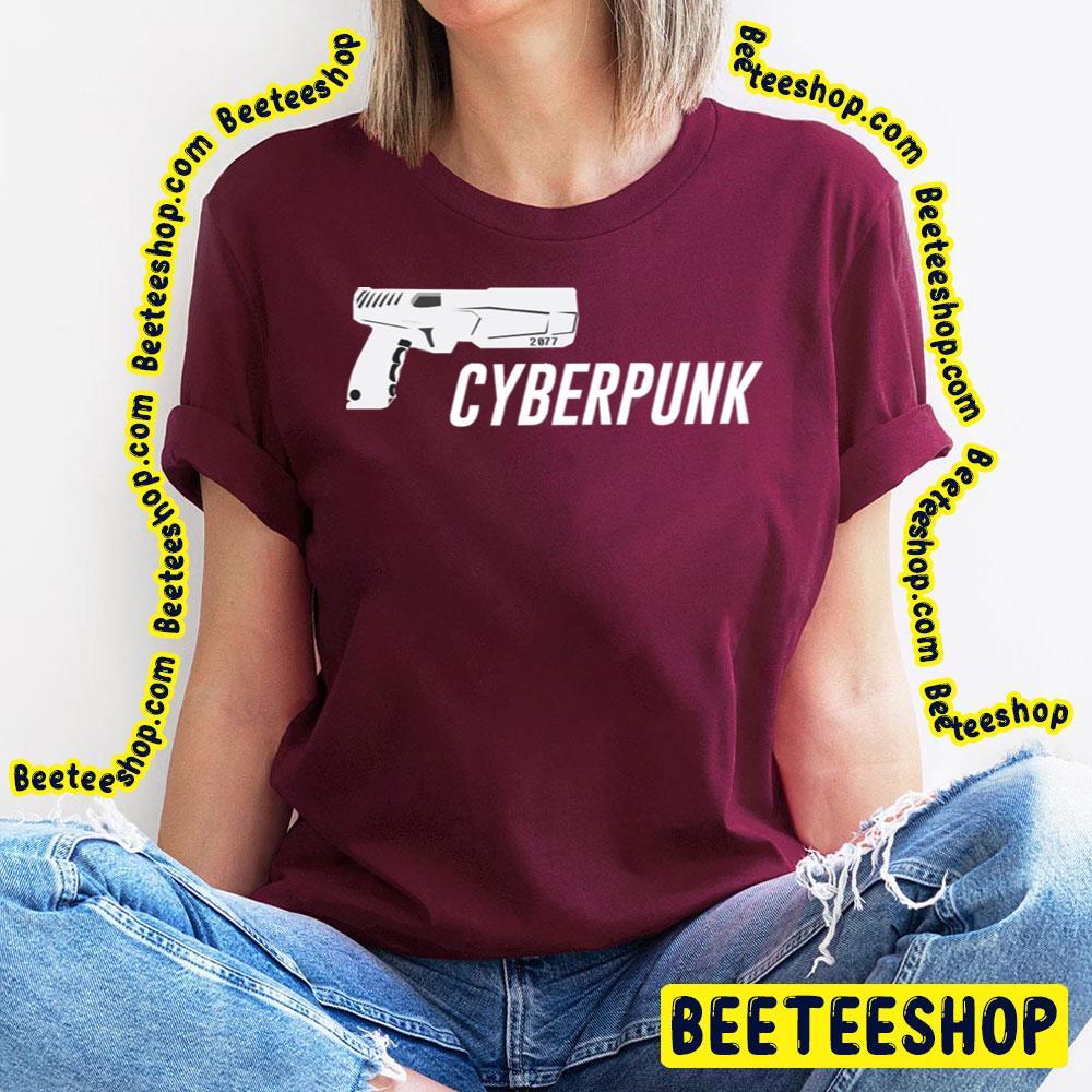 White Cyberpunk 2077 Beeteeshop Trending Unisex T-Shirt White Cyberpunk 2077 Beeteeshop Trending Unisex T-Shirt