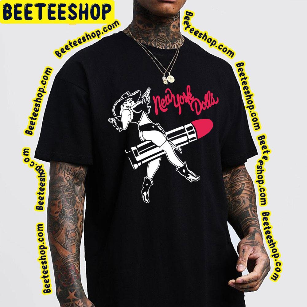White Red New York Dolls Beeteeshop Trending Unisex T-Shirt White Red New York Dolls Beeteeshop Trending Unisex T-Shirt
