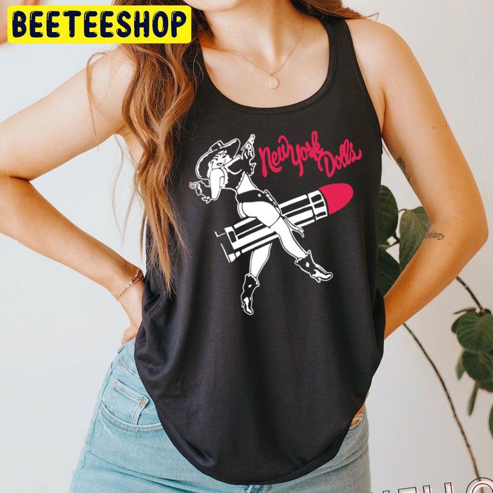White Red New York Dolls Beeteeshop Trending Unisex T-Shirt White Red New York Dolls Beeteeshop Trending Unisex T-Shirt