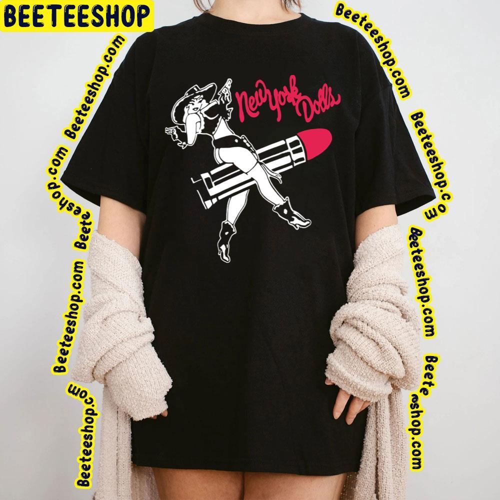 White Red New York Dolls Beeteeshop Trending Unisex T-Shirt White Red New York Dolls Beeteeshop Trending Unisex T-Shirt