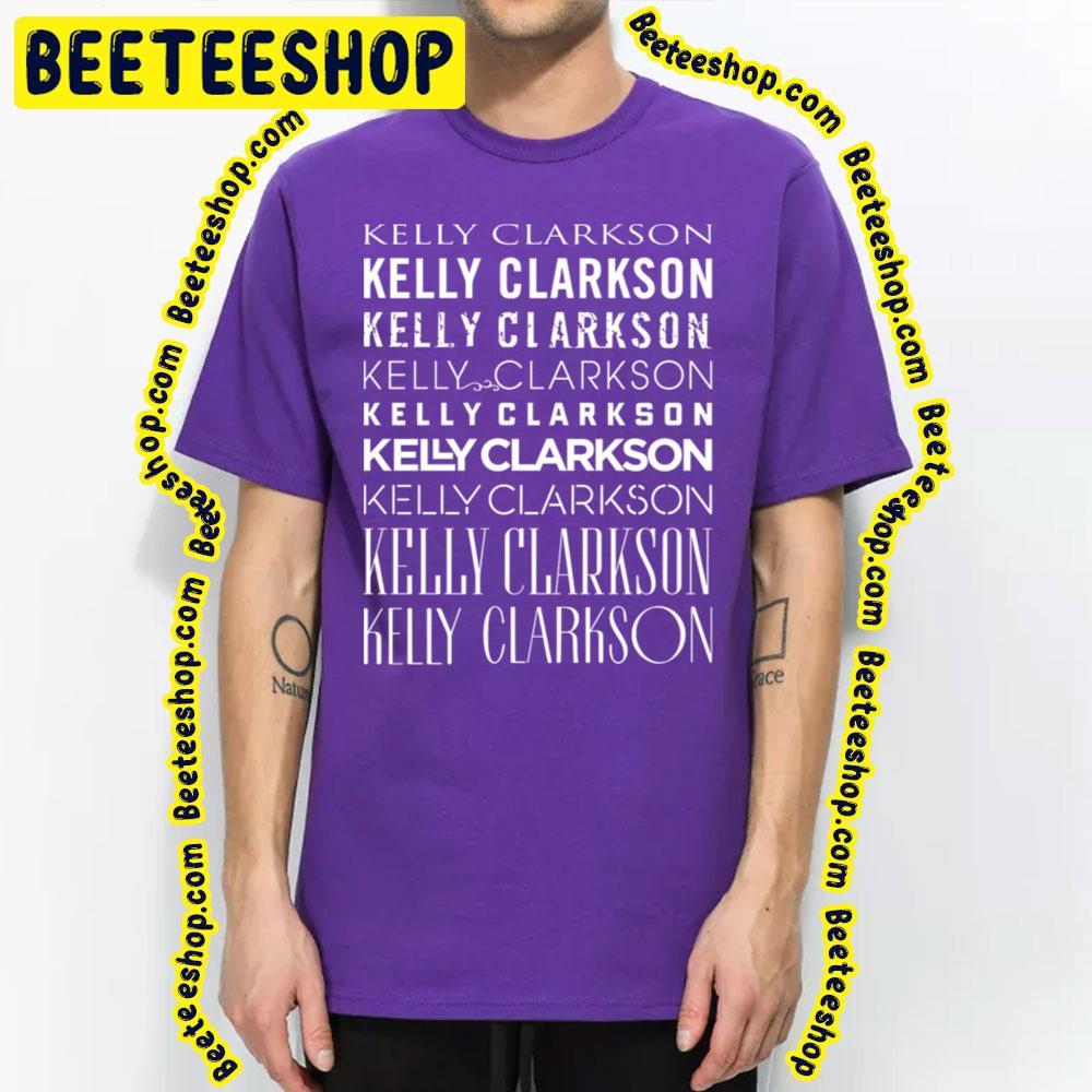 White Text Kelly Clarkson Logo Unisex T-Shirt White Text Kelly Clarkson Logo Unisex T-Shirt