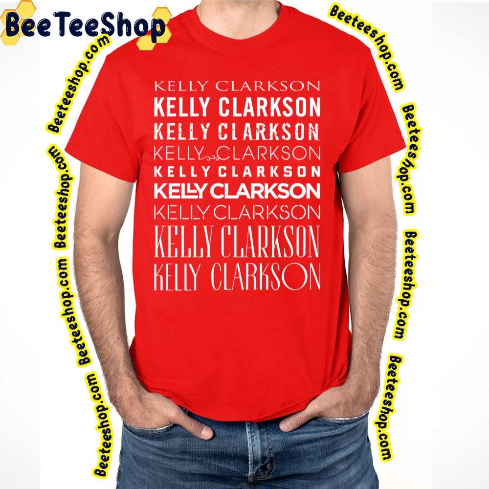 White Text Kelly Clarkson Logo Unisex T-Shirt White Text Kelly Clarkson Logo Unisex T-Shirt