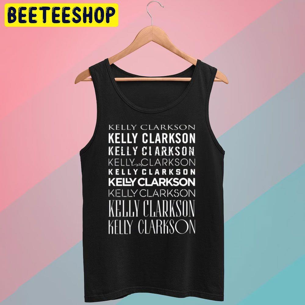 White Text Kelly Clarkson Logo Unisex T-Shirt White Text Kelly Clarkson Logo Unisex T-Shirt