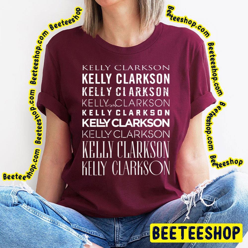 White Text Kelly Clarkson Logo Unisex T-Shirt White Text Kelly Clarkson Logo Unisex T-Shirt
