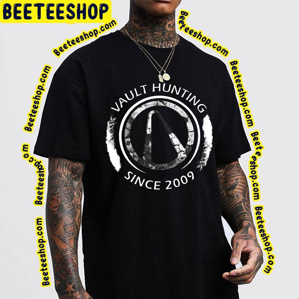 White Vault Hunting Since 2009 Borderlands Beeteeshop Trending Unisex T-Shirt White Vault Hunting Since 2009 Borderlands Beeteeshop Trending Unisex T-Shirt