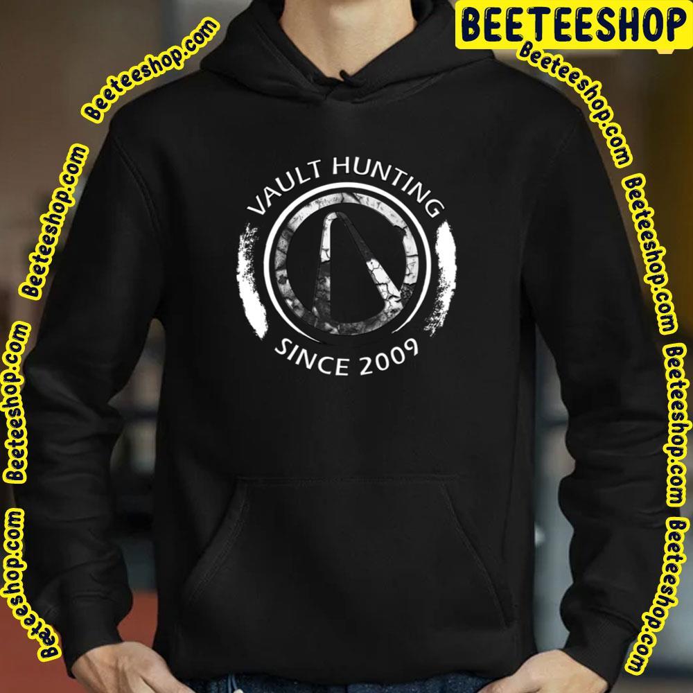 White Vault Hunting Since 2009 Borderlands Beeteeshop Trending Unisex T-Shirt White Vault Hunting Since 2009 Borderlands Beeteeshop Trending Unisex T-Shirt