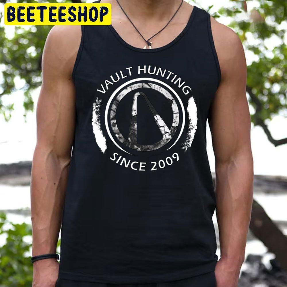 White Vault Hunting Since 2009 Borderlands Beeteeshop Trending Unisex T-Shirt White Vault Hunting Since 2009 Borderlands Beeteeshop Trending Unisex T-Shirt