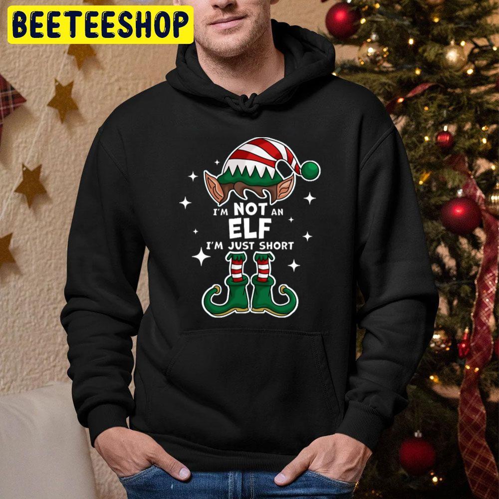 Whiteline I'm Not An Elf I'm Just Short Christmas Beeteeshop Trending Unisex Hoodie Whiteline I'm Not An Elf I'm Just Short Christmas Beeteeshop Trending Unisex Hoodie