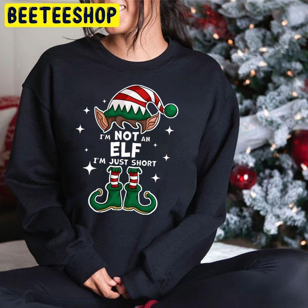 Whiteline I'm Not An Elf I'm Just Short Christmas Beeteeshop Trending Unisex Hoodie Whiteline I'm Not An Elf I'm Just Short Christmas Beeteeshop Trending Unisex Hoodie