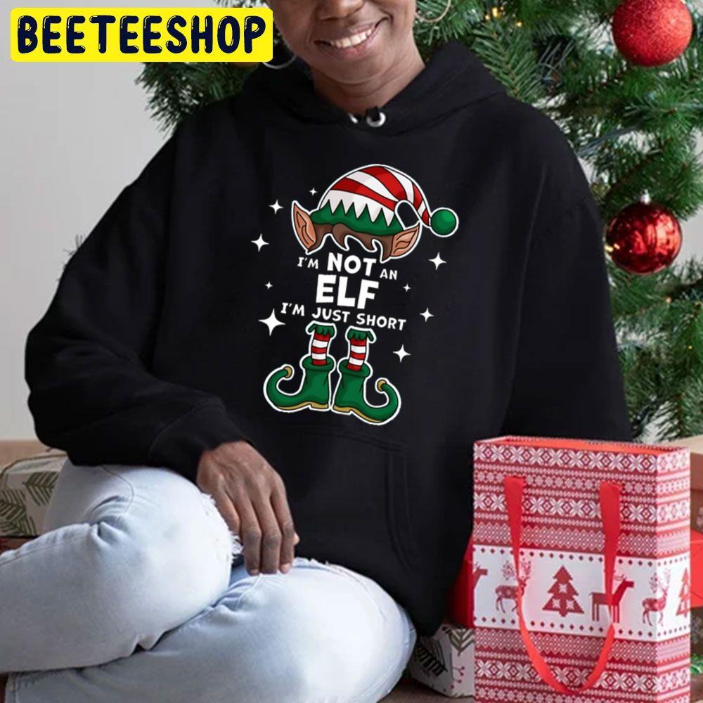 Whiteline I'm Not An Elf I'm Just Short Christmas Beeteeshop Trending Unisex Hoodie Whiteline I'm Not An Elf I'm Just Short Christmas Beeteeshop Trending Unisex Hoodie