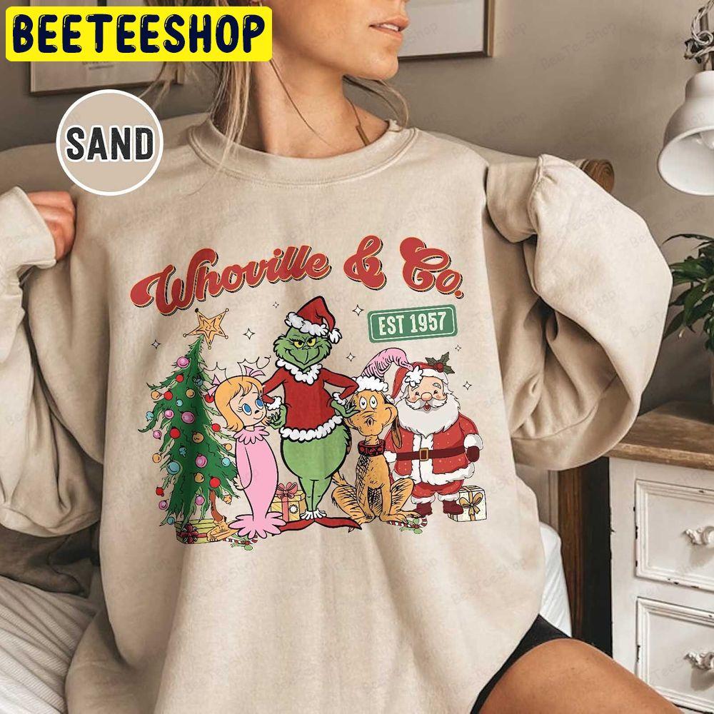 Whoville Co Christmas Christmas Whoville And Co Est 1957 Unisex T-Shirt Whoville Co Christmas Christmas Whoville And Co Est 1957 Unisex T-Shirt