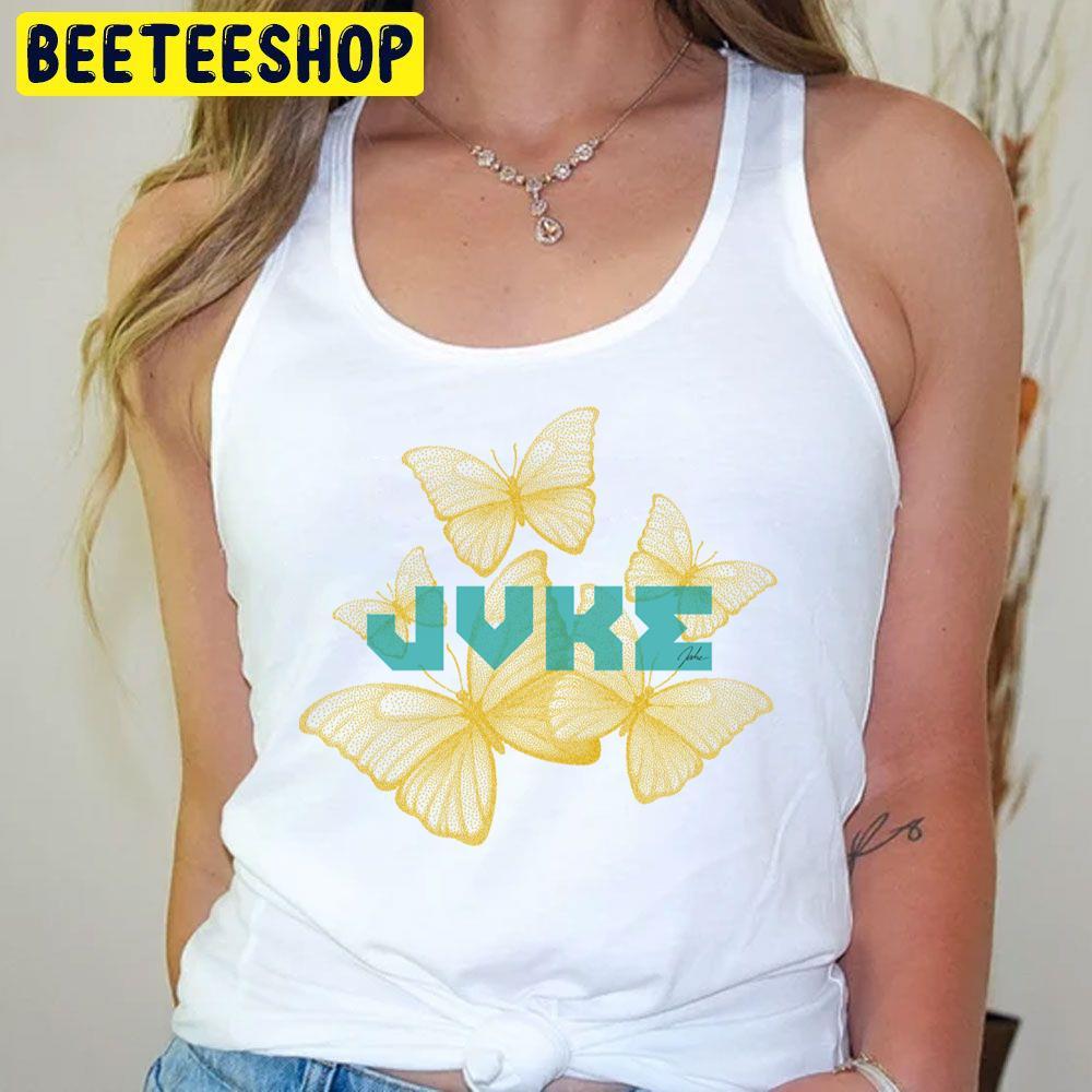 Yellow Art Butterfly Jvke Beeteeshop Trending Unisex T-Shirt Yellow Art Butterfly Jvke Beeteeshop Trending Unisex T-Shirt